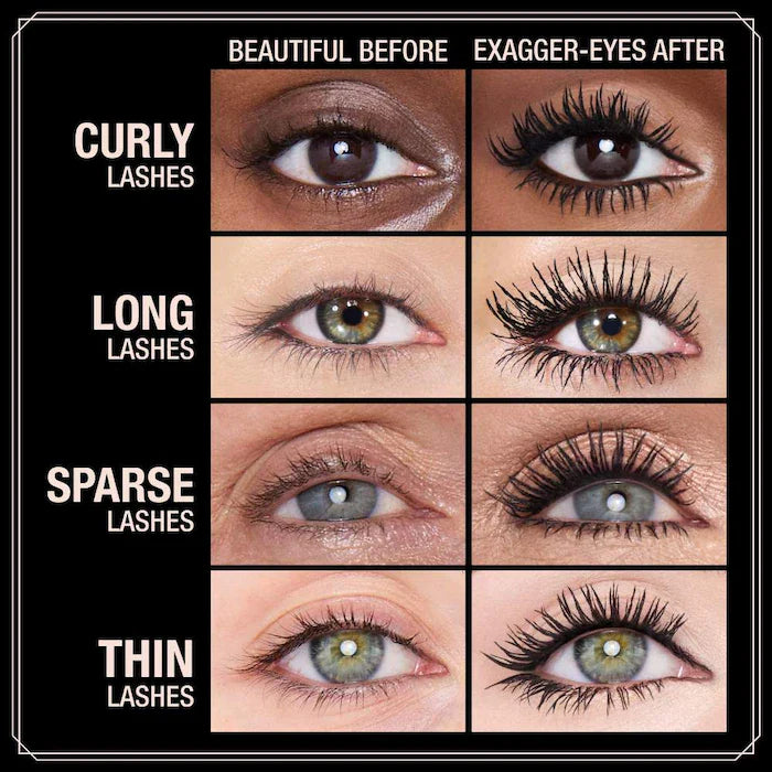 Charlotte Tilbury Exagger-eyes Volumizing and Curling Mascara Full size 10ML