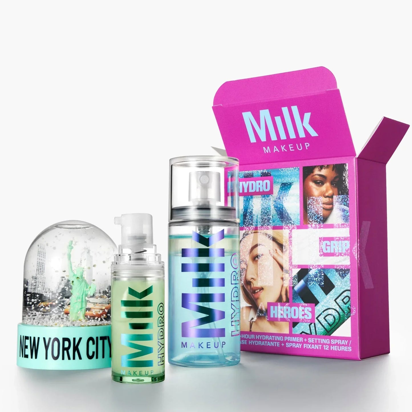 Milk Makeup The Hydro Grip Heroes Duo Set 12-hour hydrating primer + makeup base