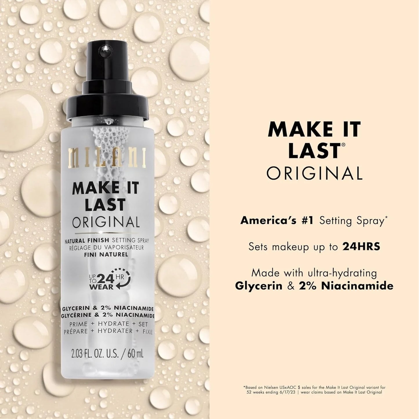 Milani setting spray  60Ml