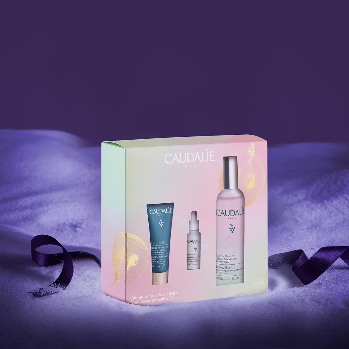 CAUDAlIE - Beauty Elixir Detox & Glow Bestsellers Trio