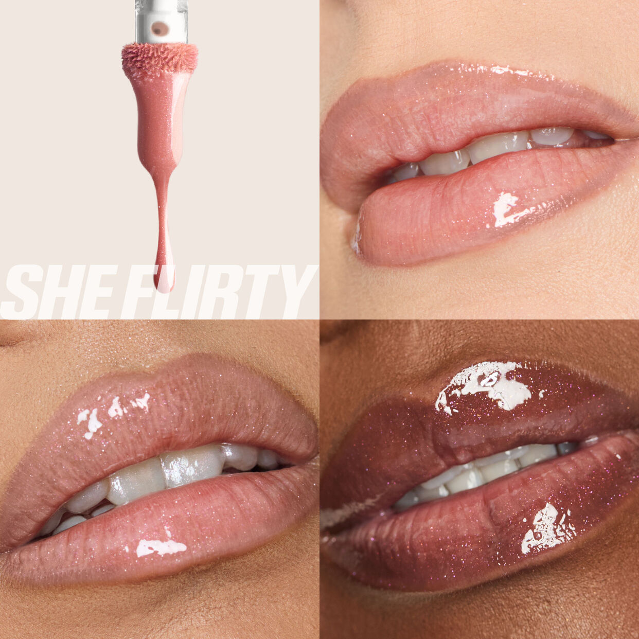 Huda Beauty - Icy Nude FAUX FILLER Lip Gloss