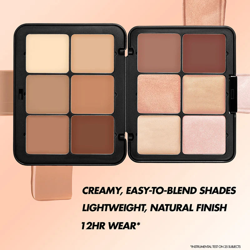 Makeup Forever HD SKIN SCULPTING PALETTE Face sculpt palette: contour, blush & highlight