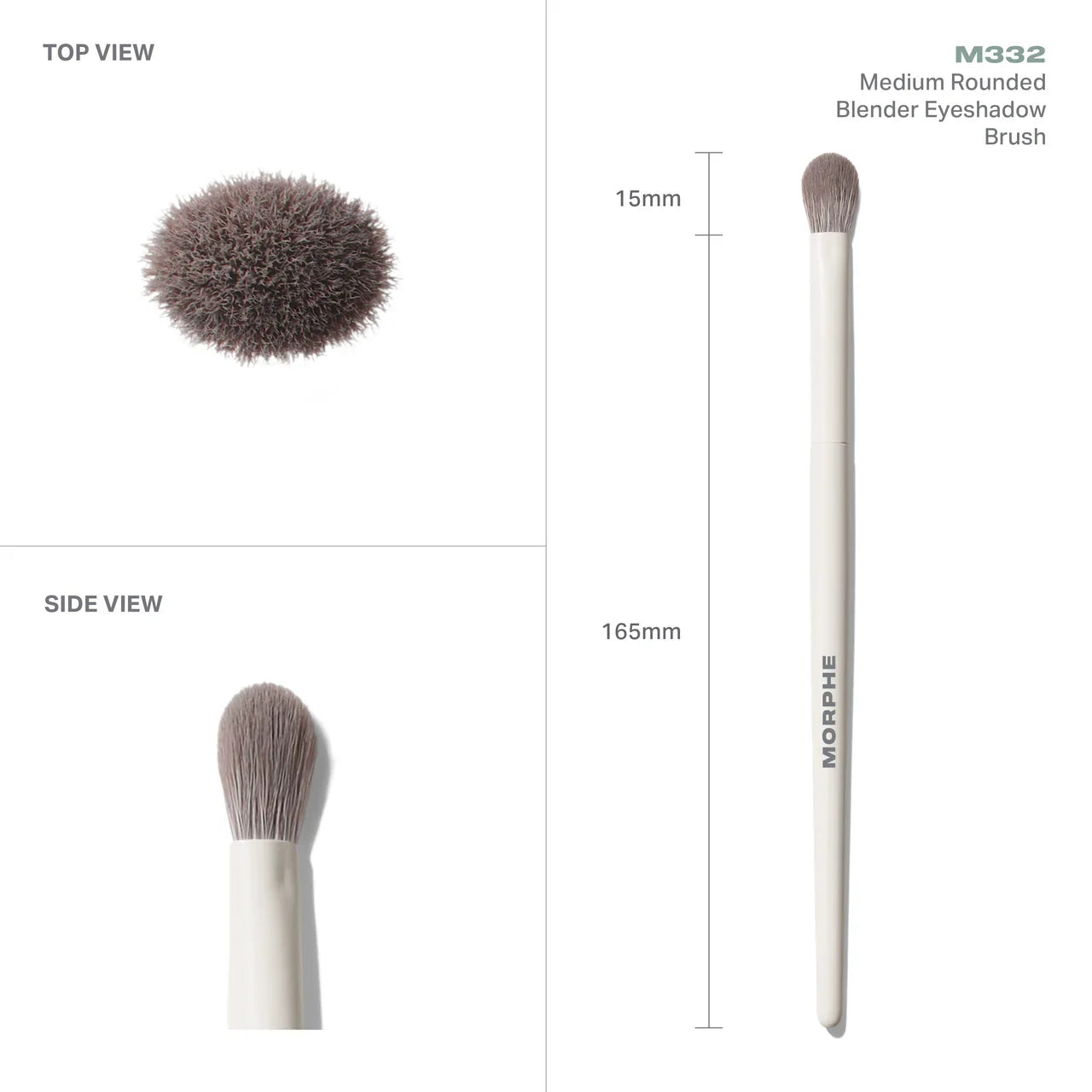 Morphe M332 Medium Rounded Blender Eyeshadow Brush