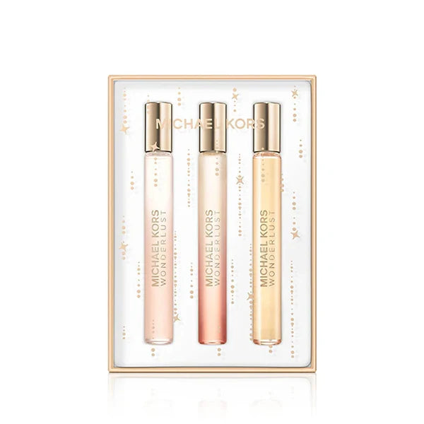 Michael Kors Wonderlust 3 Piece Purse Spray Set for Women