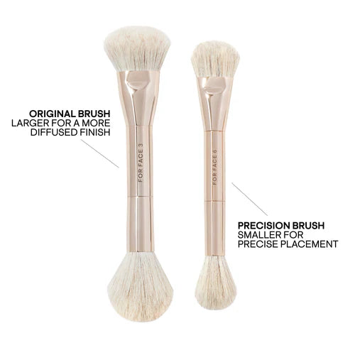 PATRICK TA  Dual Ended precision face Blush Brush