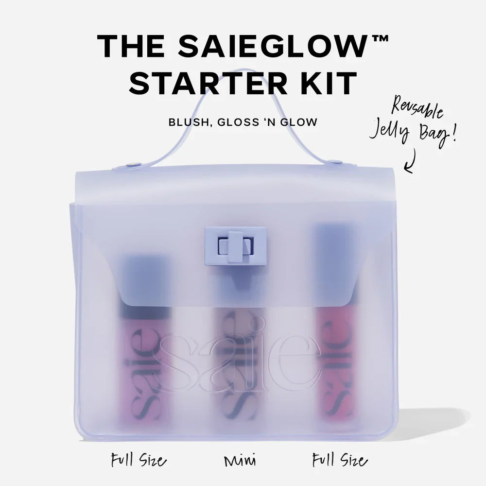 Saie Glow Starter Kit Blush, Gloss and Glow