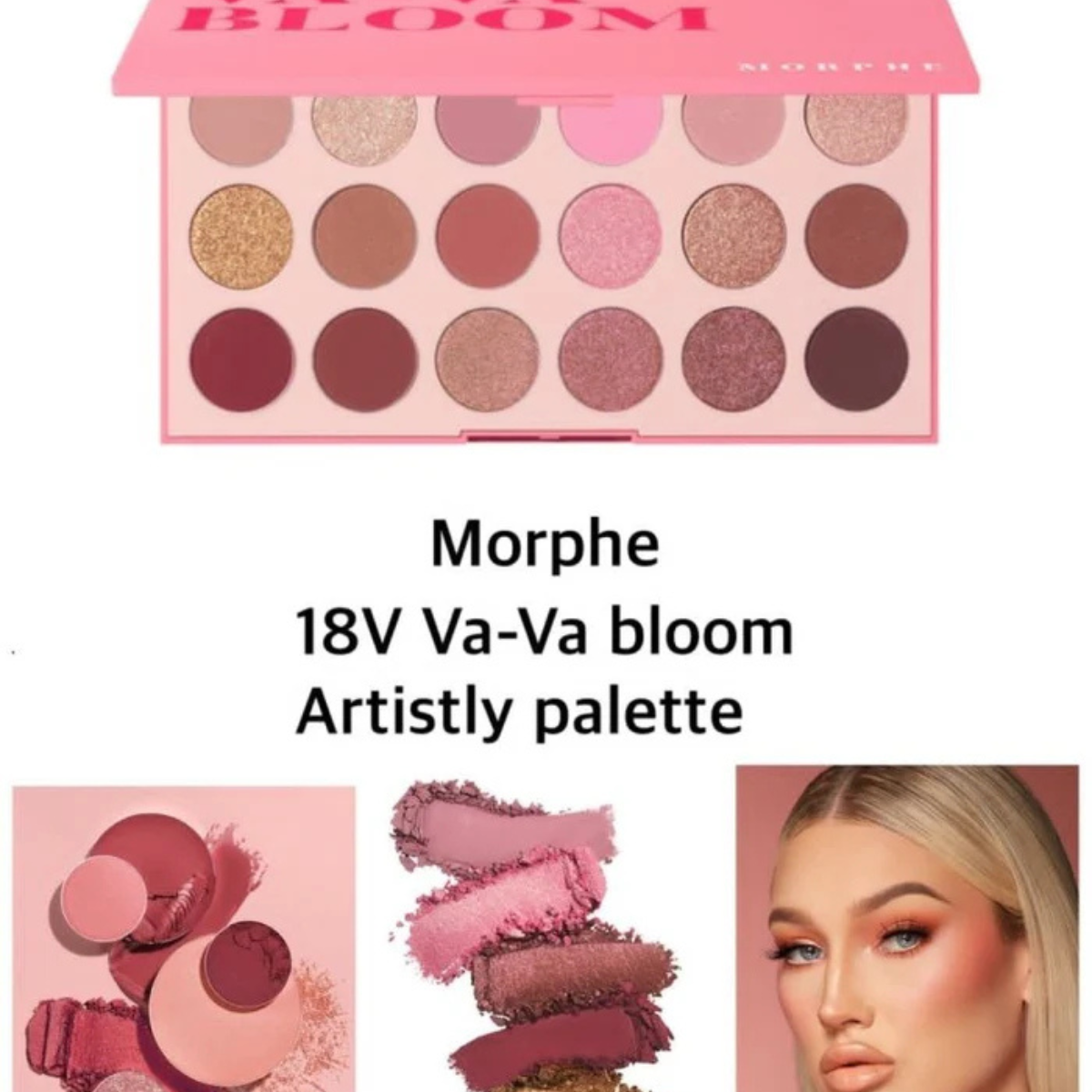 Morphe 18v va-va bloom artistry palette