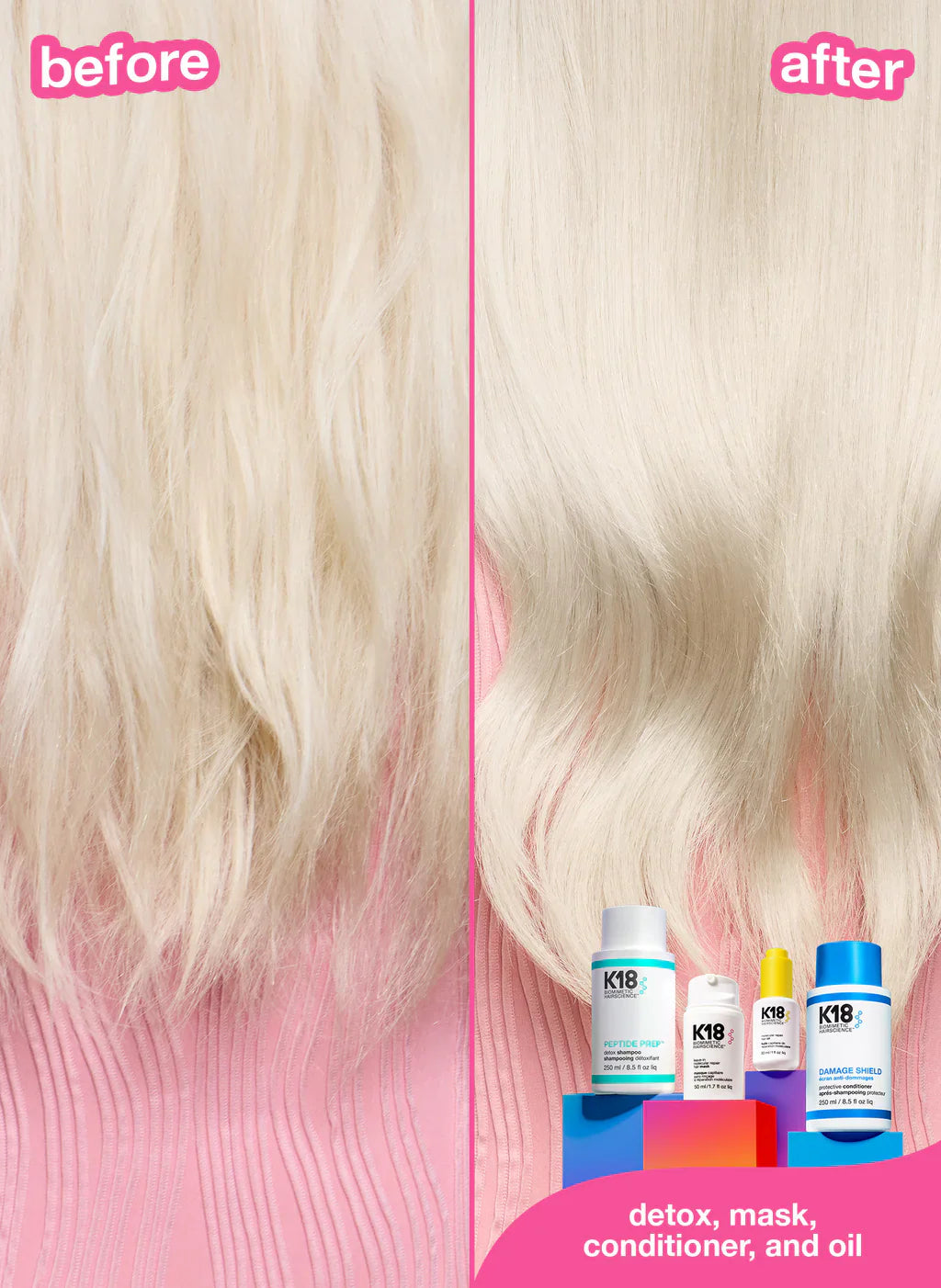 K-18 full-size leave-in molecular repair hair mask - 50 Ml