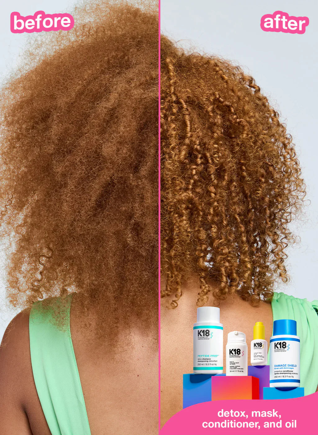 K-18 full-size leave-in molecular repair hair mask - 50 Ml