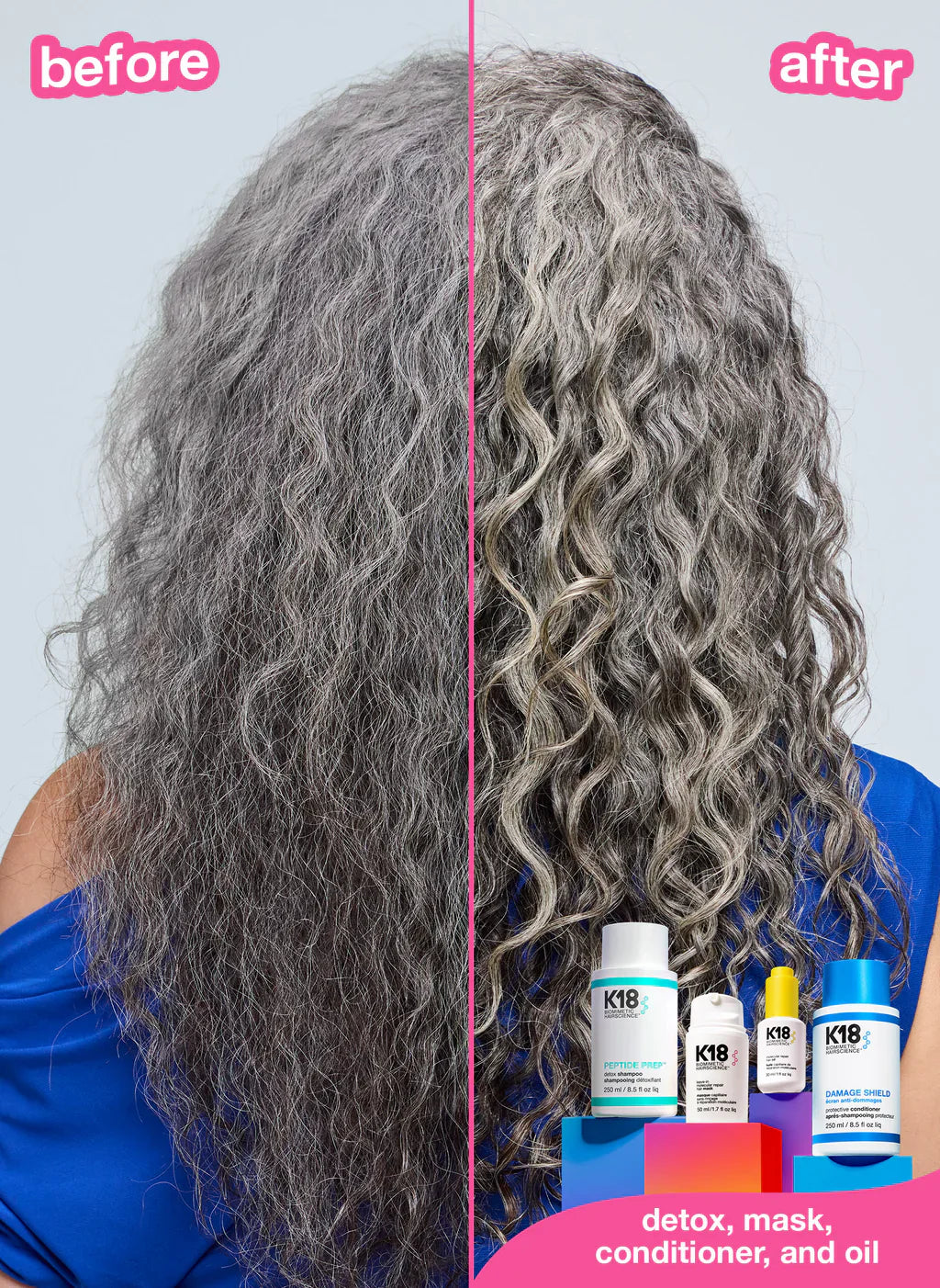 K-18 full-size leave-in molecular repair hair mask - 50 Ml