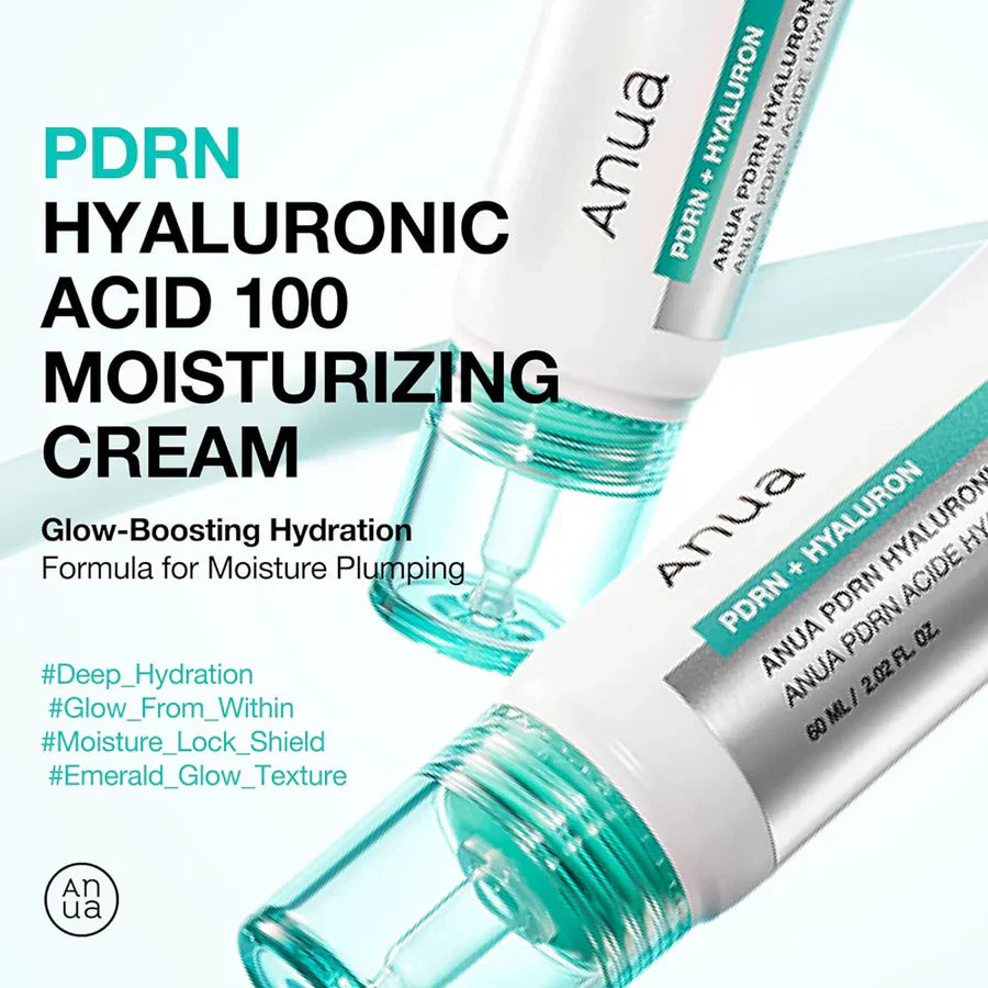 Anua PDRN Hyaluronic Acid 100 Moisturizing Cream 60ml